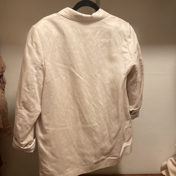 Linen blend blazer - Picture 2 of 3